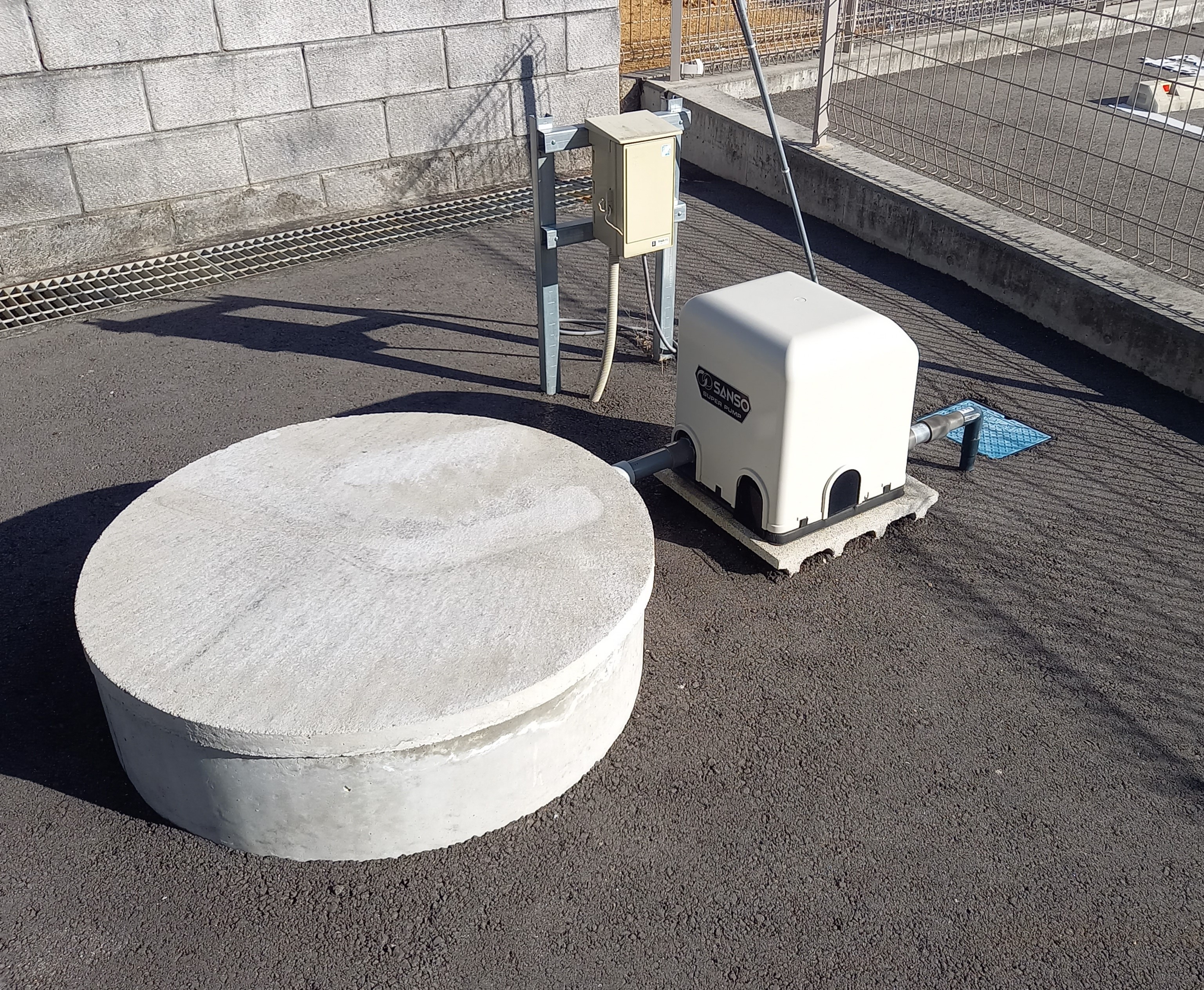 井戸水源∔ポンプ設置